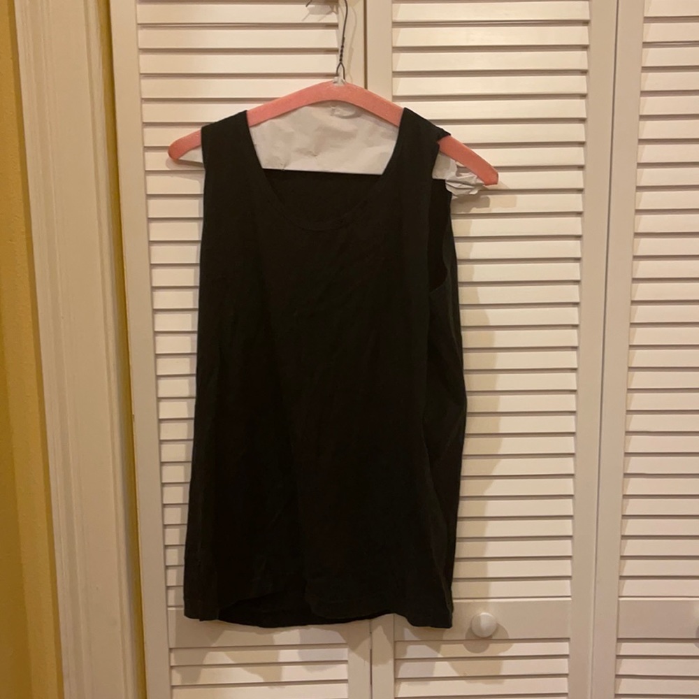 Navy blue tank top.